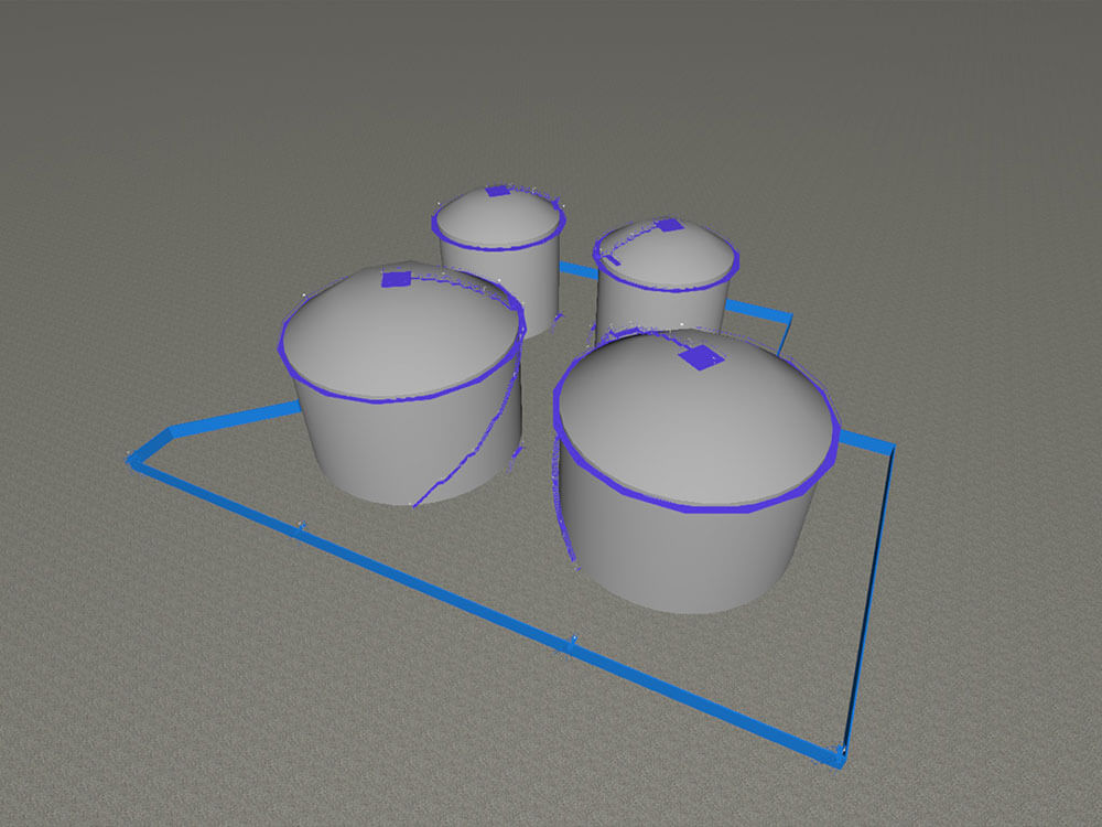 Lighting solution：Netherlands ETT-4（oil tank）