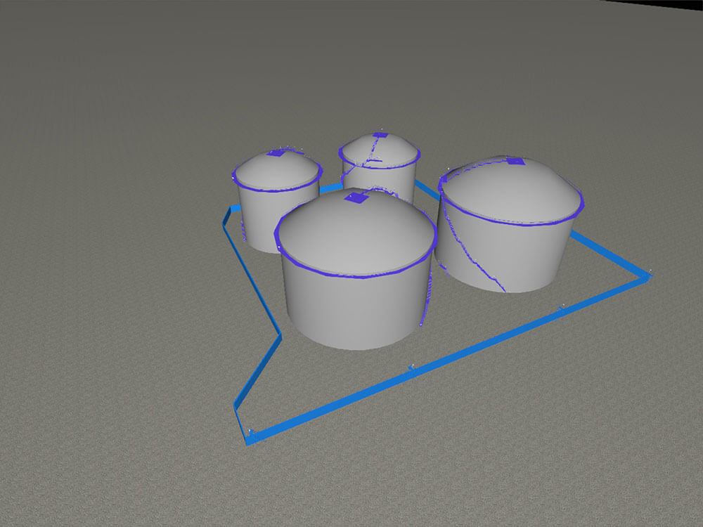 Lighting solution：Netherlands ETT-4（oil tank）